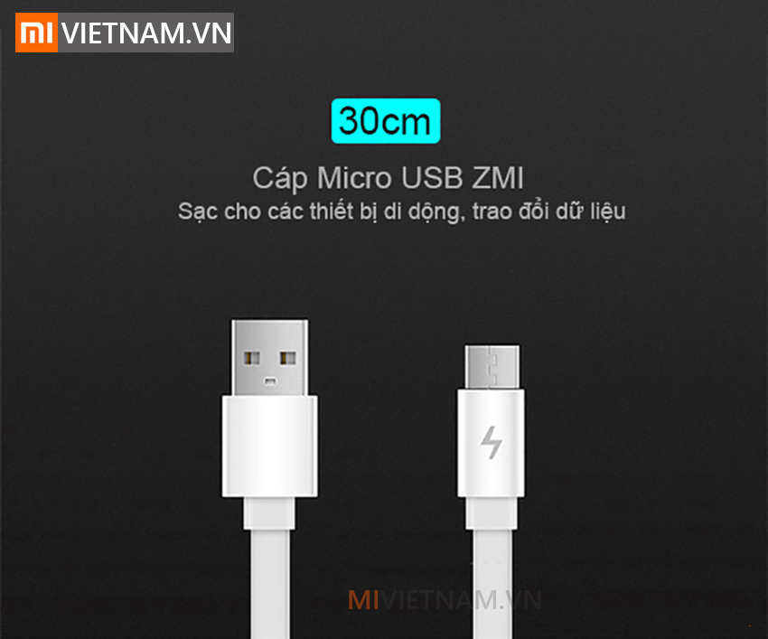 MIVIETNAM-CAP-MICRO-USB-ZMI-30CM