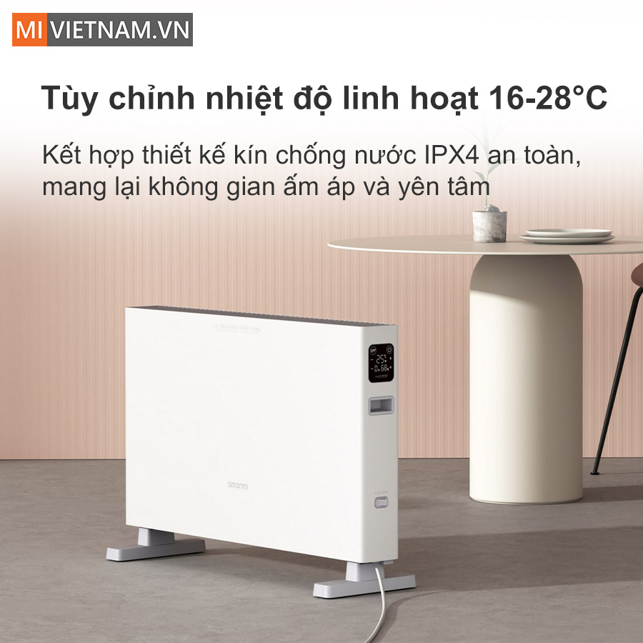 Máy Sưởi Ấm SmartMi Smart Heater 1S Kết Nối App Thông Minh - Bản Quốc Tế 5 SmartMi Smart Heater 1S