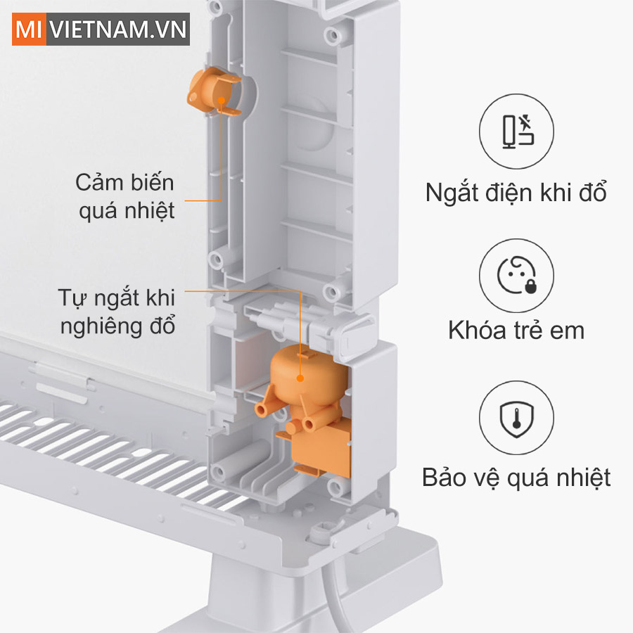 Máy Sưởi Ấm SmartMi Smart Heater 1S Kết Nối App Thông Minh - Bản Quốc Tế 8 SmartMi Smart Heater 1S
