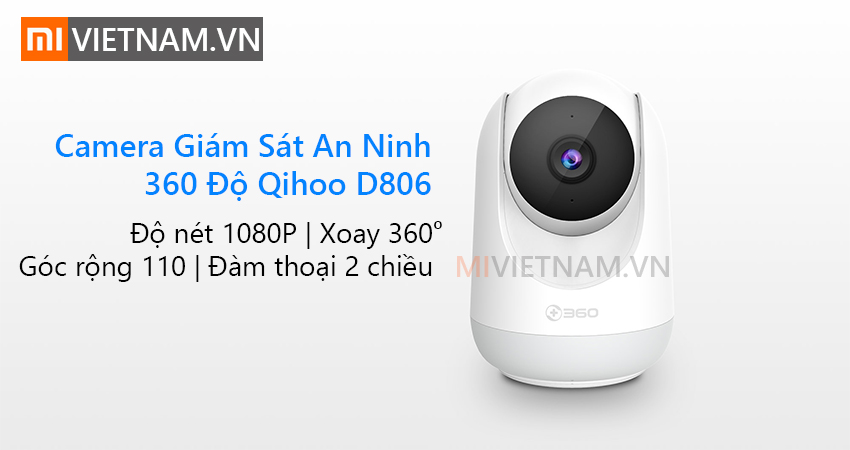 Camera Giám Sát An Ninh 360 Độ Qihoo D806