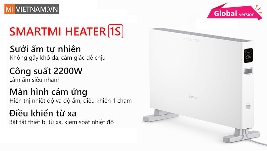 Máy Sưởi Ấm Thông Minh SmartMi Smart Heater 1S