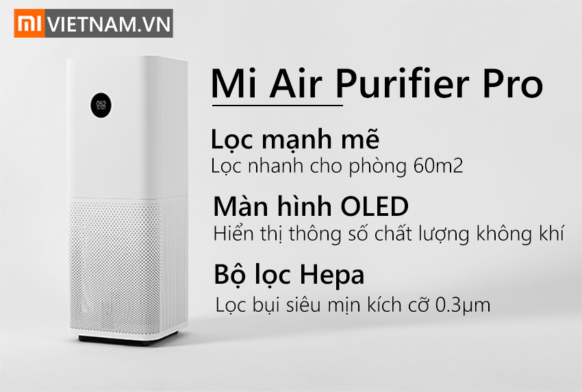 Máy Lọc Không Khí Xiaomi Mi Air Purifier Pro