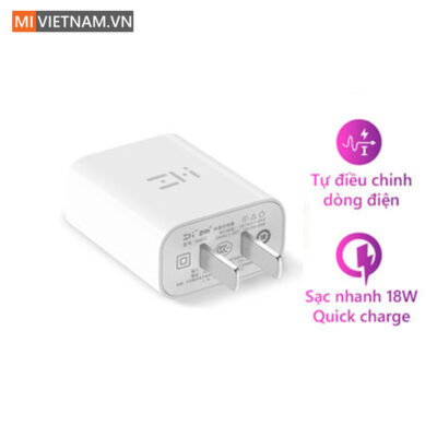 Củ Sạc Nhanh ZMI HA612 18W 15 Củ Sạc Nhanh ZMI HA612 18W