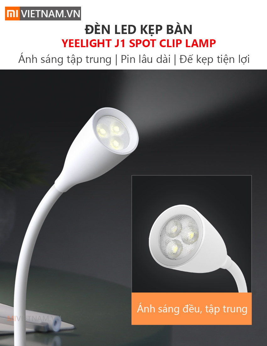 Đèn Led Kẹp Bàn Yeelight J1 Spot Clip Lamp