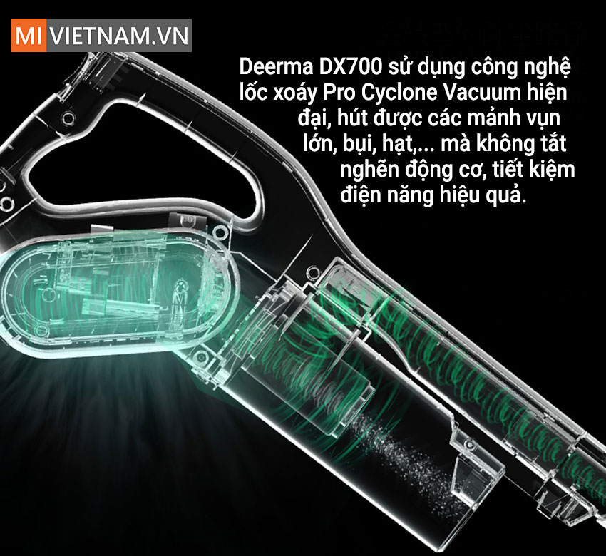 Máy hút bụi cầm tay Deerma DX700 / DX700S