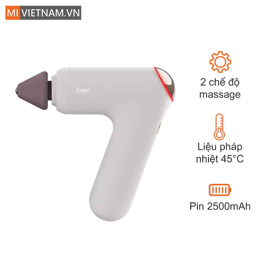 Súng Massage Breo Lucky 7 - Hàng Chính Hãng 1 Súng Massage Breo Lucky 7