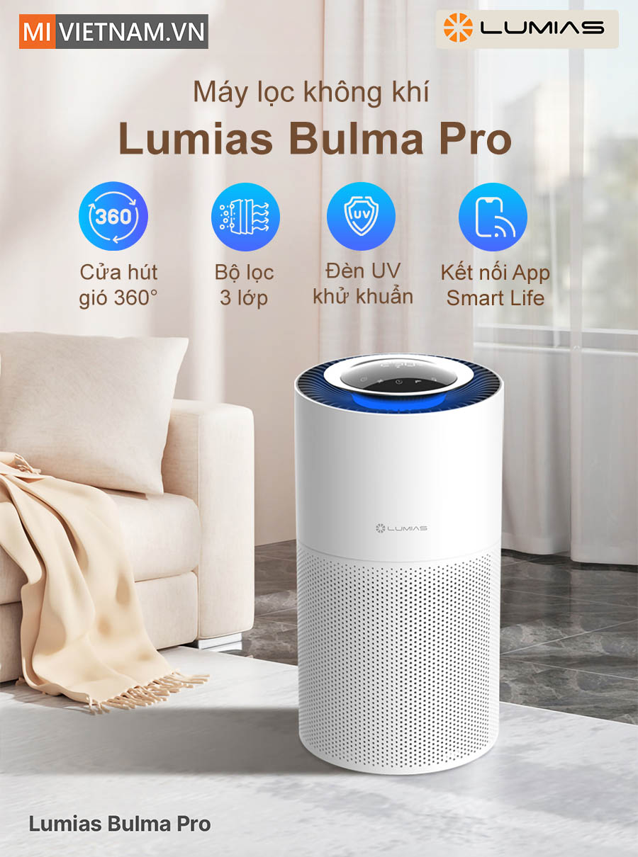 Máy lọc không khí Lumias Bulma Pro