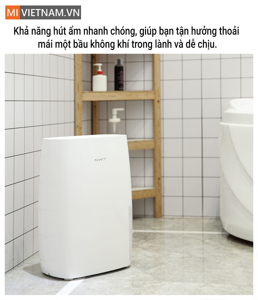 Máy hút ẩm không khí thông minh NEW WIDETECH 18L
