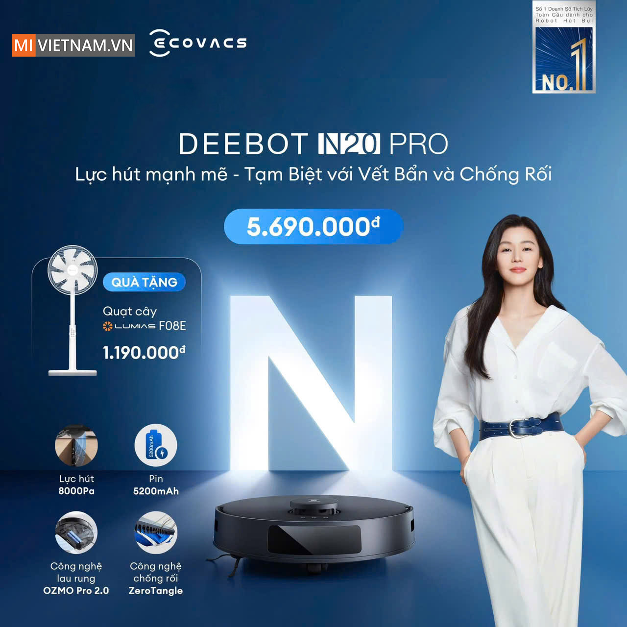Ecovacs Deebot N20 Pro