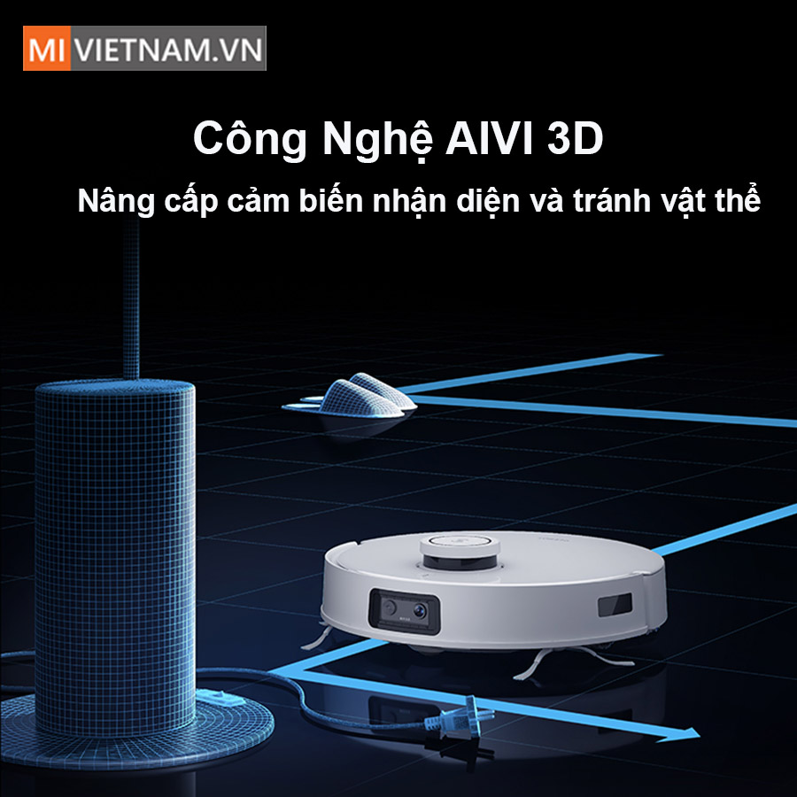Công nghệ AIVI 3D tiên tiến được tích hợp trên Deebot T10 Omni