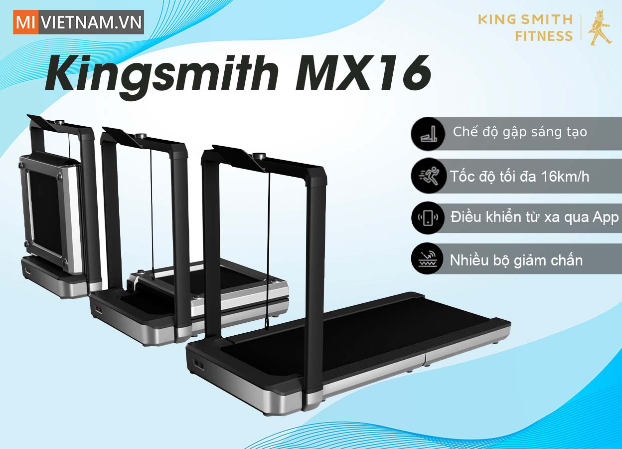 Máy Chạy Bộ Thông Minh KingSmith MX16 - Bản Quốc Tế
