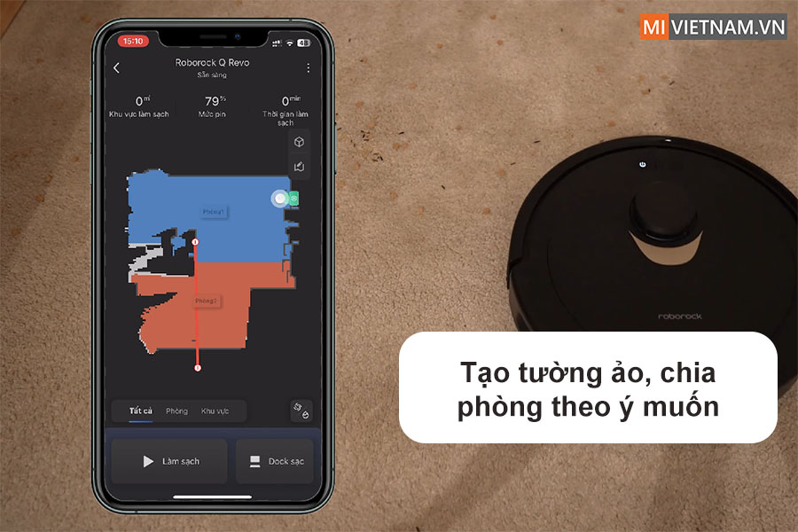 Tạo tường ảo, chia phòng theo ý muốn