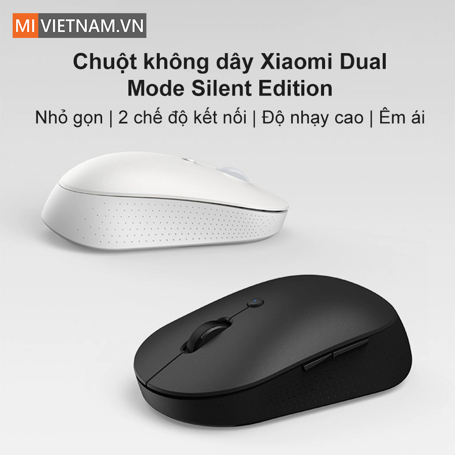 Chuột Không Dây Xiaomi Dual Mode Silent Edition 1300dpi