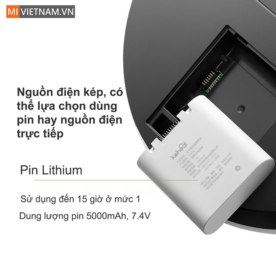 Pin Lithium cho thời gian sử dụng đến 15h