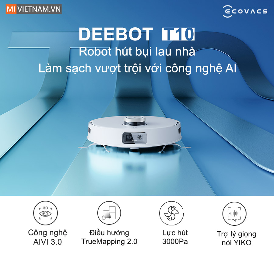 Robot Hút Bụi Lau Nhà Ecovacs Deebot T10