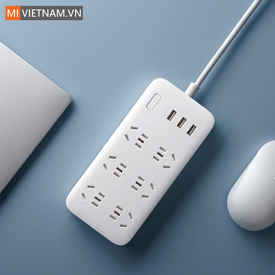 Ổ Cắm Điện Mijia 6 Cổng 3 USB CXB6-1QM