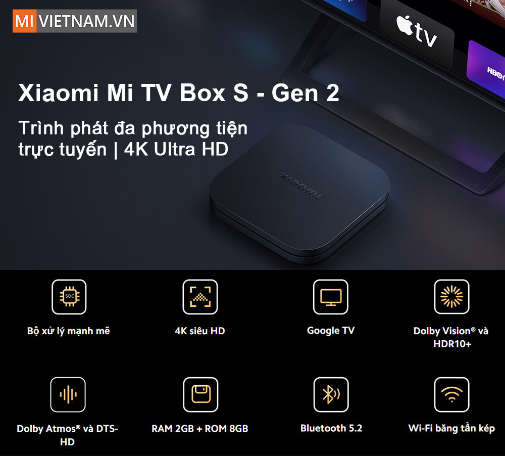 Xiaomi Mi TV Box S (Gen 2) 4K Google TV