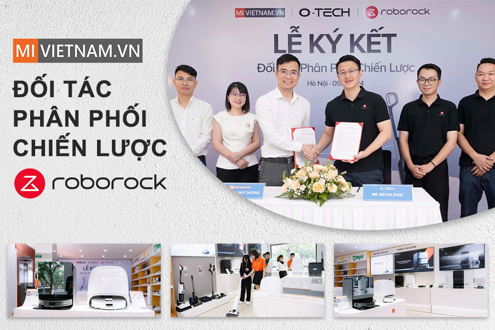 Mi Việt Nam và O-tech hợp tác phân phối robot