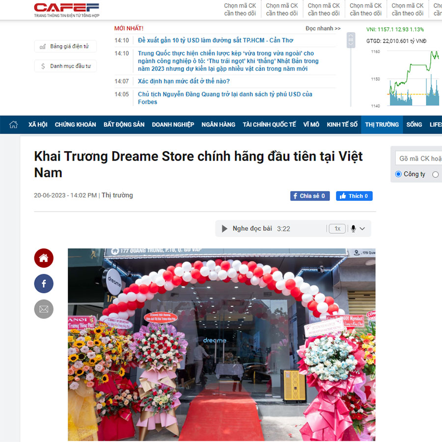 Báo CafeF nói về Mi Việt Nam