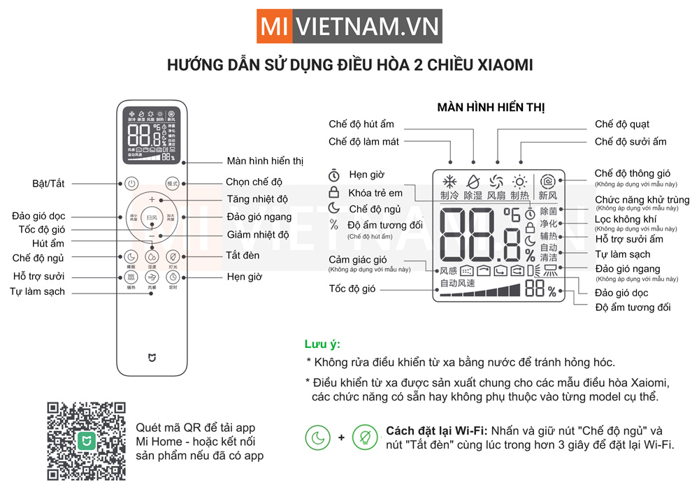 Điều hòa 2 chiều Xiaomi