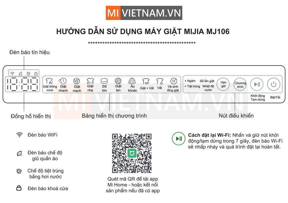 Máy giặt Xiaomi Mijia MJ106