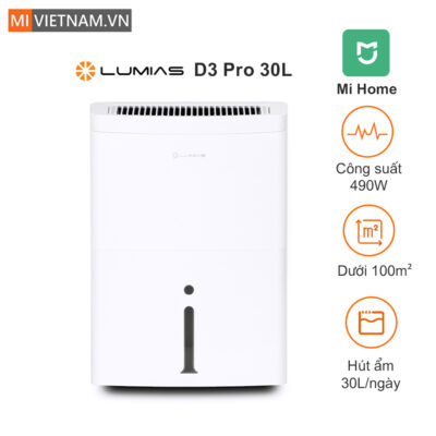 Máy hút ẩm thông minh Lumias D3 Pro 30L