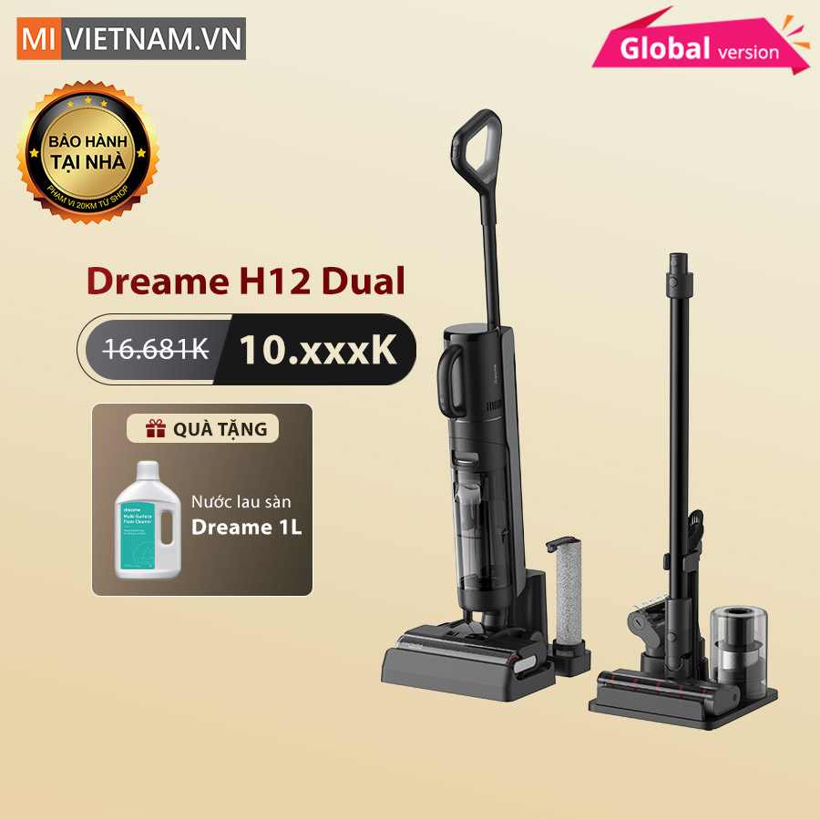 Máy hút bụi lau nhà khô và ướt Dreame H12 Dual - Bản Quốc Tế 1 Dreame H12 Dual