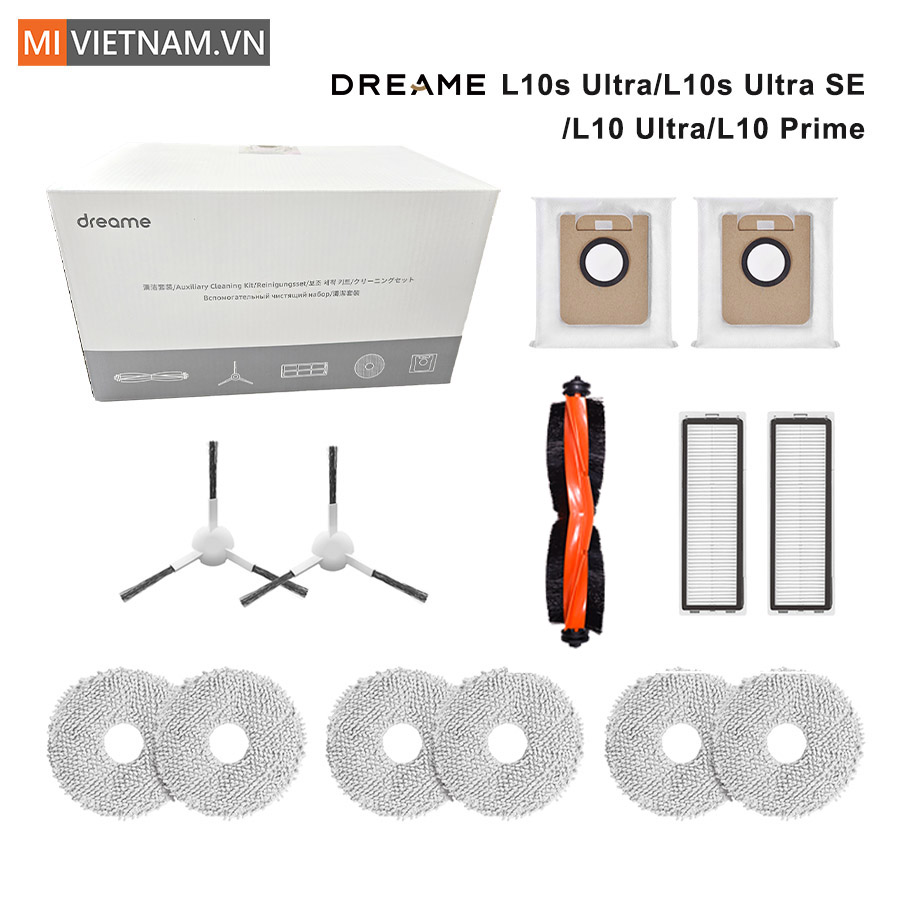 Bộ Phụ Kiện Cho Robot Dreame L10S Ultra/L10S Ultra SE - Hàng Chính Hãng 1 Bộ phụ kiện Dreame L10S Ultra