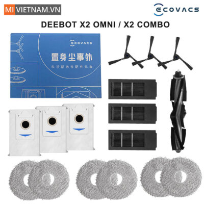 Bộ Phụ Kiện Cho Robot Ecovacs Deebot X2 Omni / X2 Combo