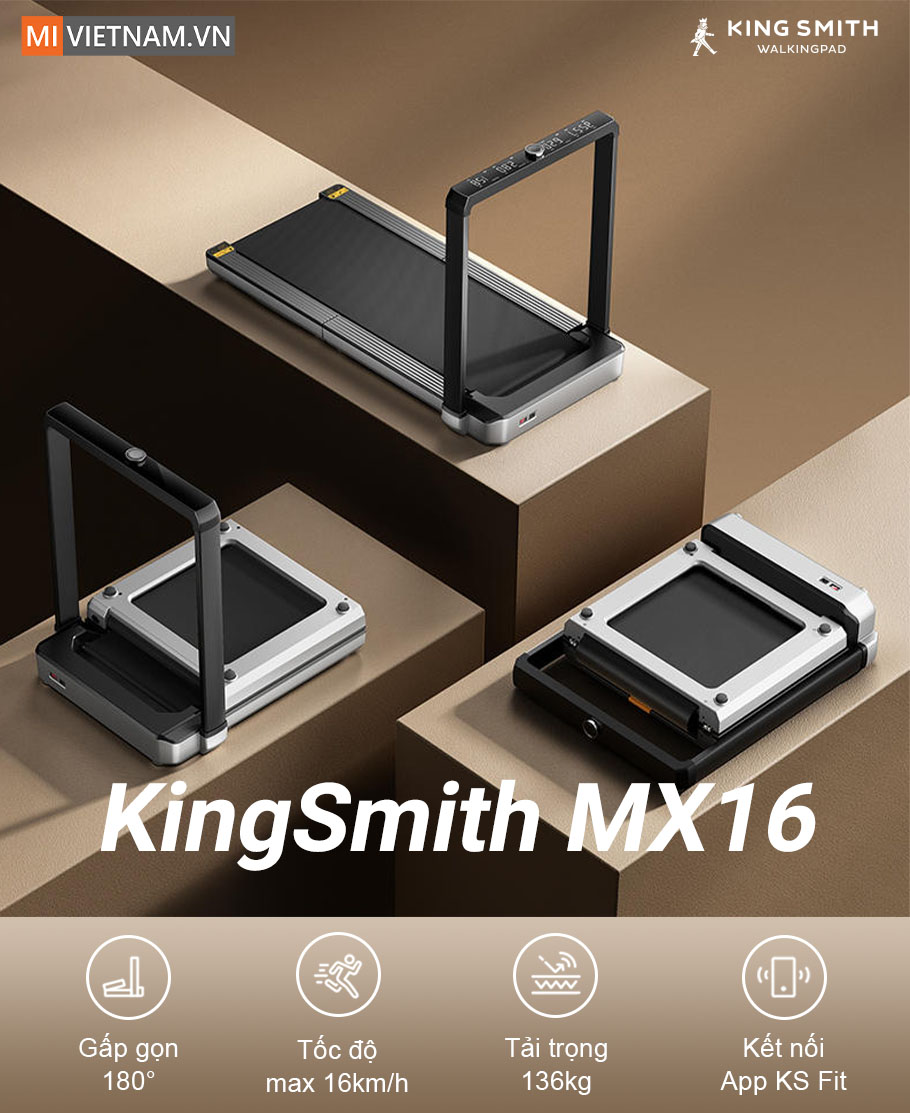 Máy Chạy Bộ Thông Minh KingSmith MX16 - Bản Quốc Tế