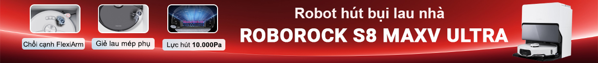 Robot hút bụi lau nhà Roborock S8 MaxV Ultra