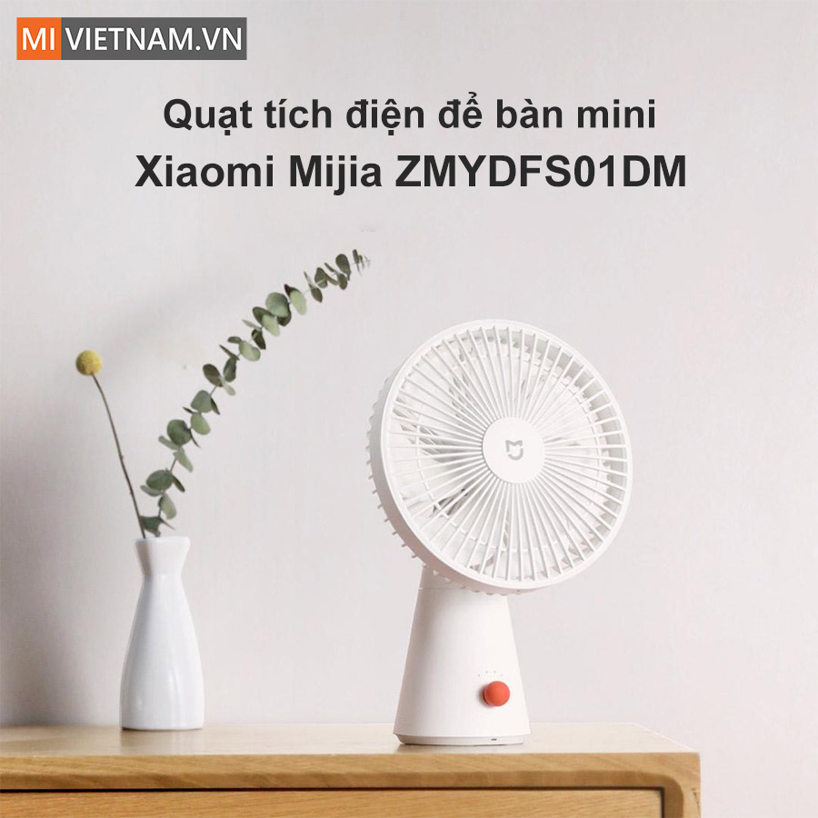 Quạt tích điện để bàn mini Xiaomi Mijia ZMYDFS01DM