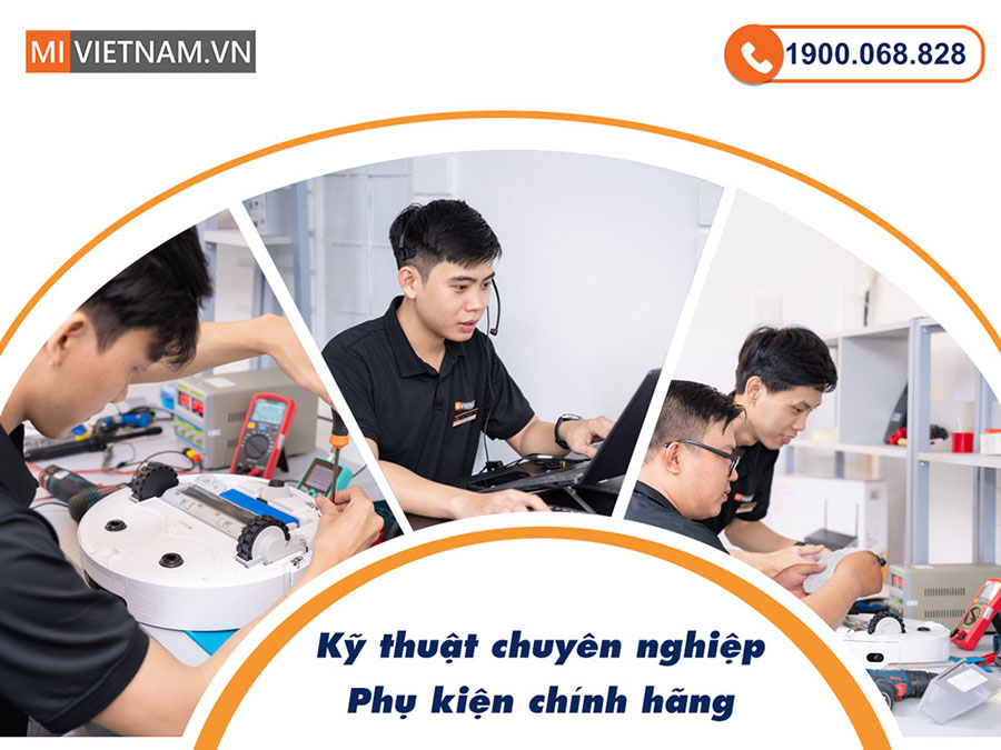 Giới thiệu dịch vụ sửa chữa robot hút bụi tại Mi Việt Nam