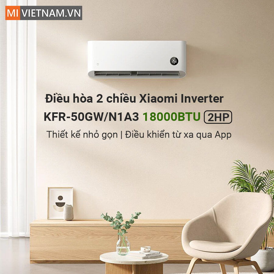 điều hòa 2 chiều Xiaomi Inverter KFR-50GW/N1A3 (18000BTU) 2HP