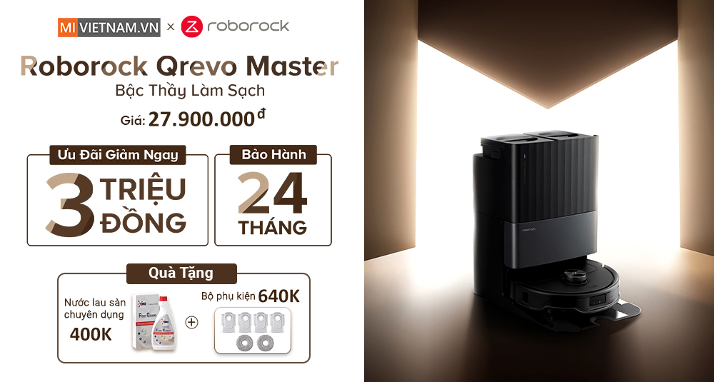 Ưu Đãi Mở Bán Roborock Q Revo Master