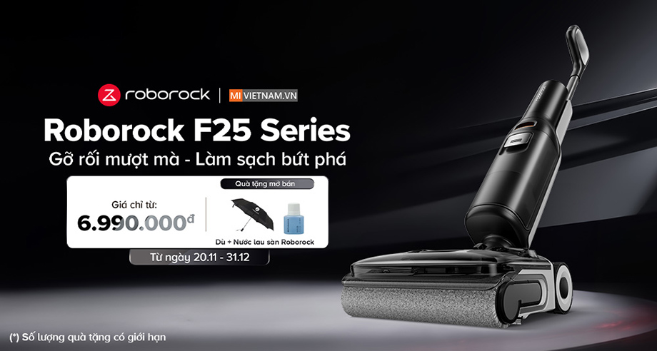 Ưu Mở Bán Máy hút bụi lau nhà cầm tay Roborock F25 Series