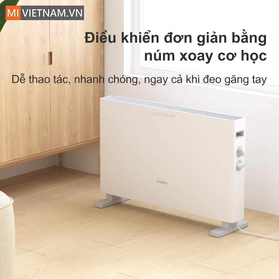 Máy sưởi ấm Xiaomi Smartmi 1S - DNQ04ZM, Nút Cơ - Bản Quốc Tế 11 máy sưởi ấm Xiaomi Smartmi 1S