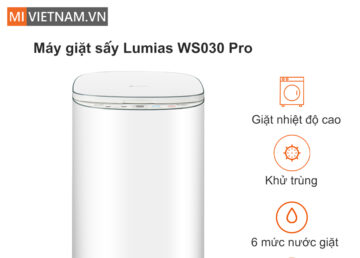 Máy giặt sấy Lumias 3kg WS030 Pro