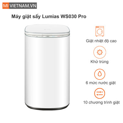 Máy giặt sấy Lumias 3kg WS030 Pro