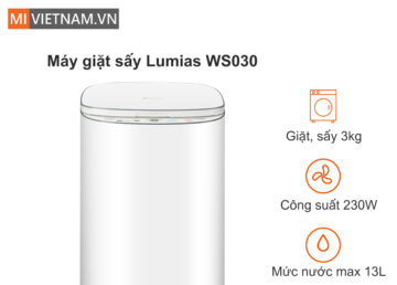 Máy giặt sấy Lumias 3kg WS030