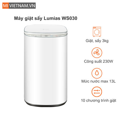 Máy giặt sấy Lumias 3kg WS030