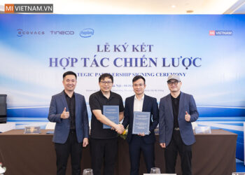 Lễ ký kết hợp tác chiến lược Mi Việt Nam với Ecovacs, Tineco và Hợp Long