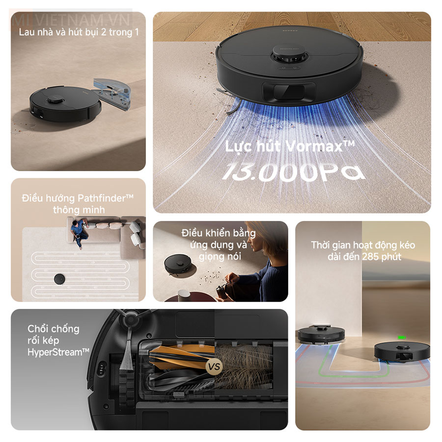 Robot hút bụi lau nhà Dreame D20 - Bản Quốc Tế 3 Dreame D20