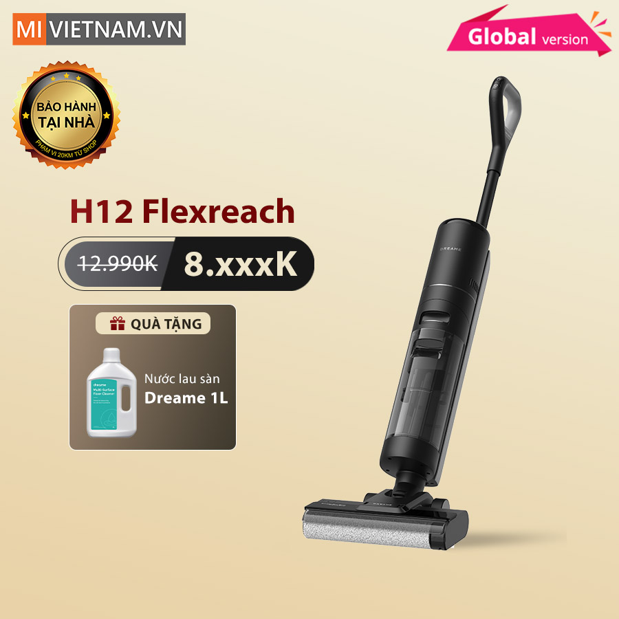 Máy hút bụi lau nhà cầm tay Dreame H12 Flexreach - Hàng Chính Hãng 1 Dreame H12 Flexreach