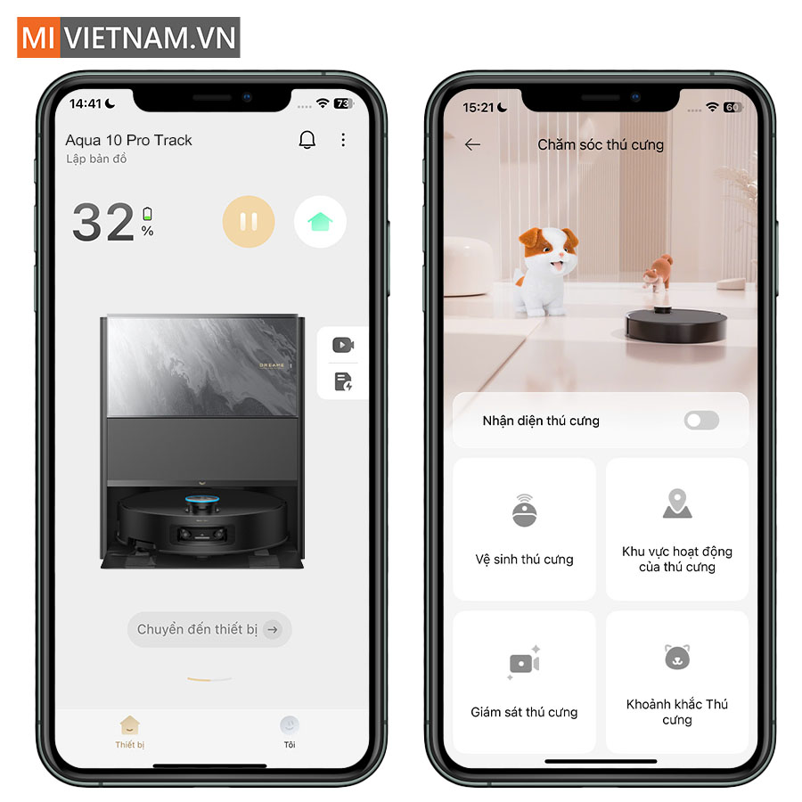 Robot hút bụi lau nhà Dreame Aqua 10 Pro Track - Bản Quốc Tế 30 Dreame Aqua 10 Pro Track