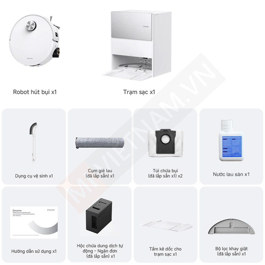 Robot hút bụi lau nhà Dreame Aqua10 Roller - Bản Quốc Tế 18 Dreame Aqua10 Roller