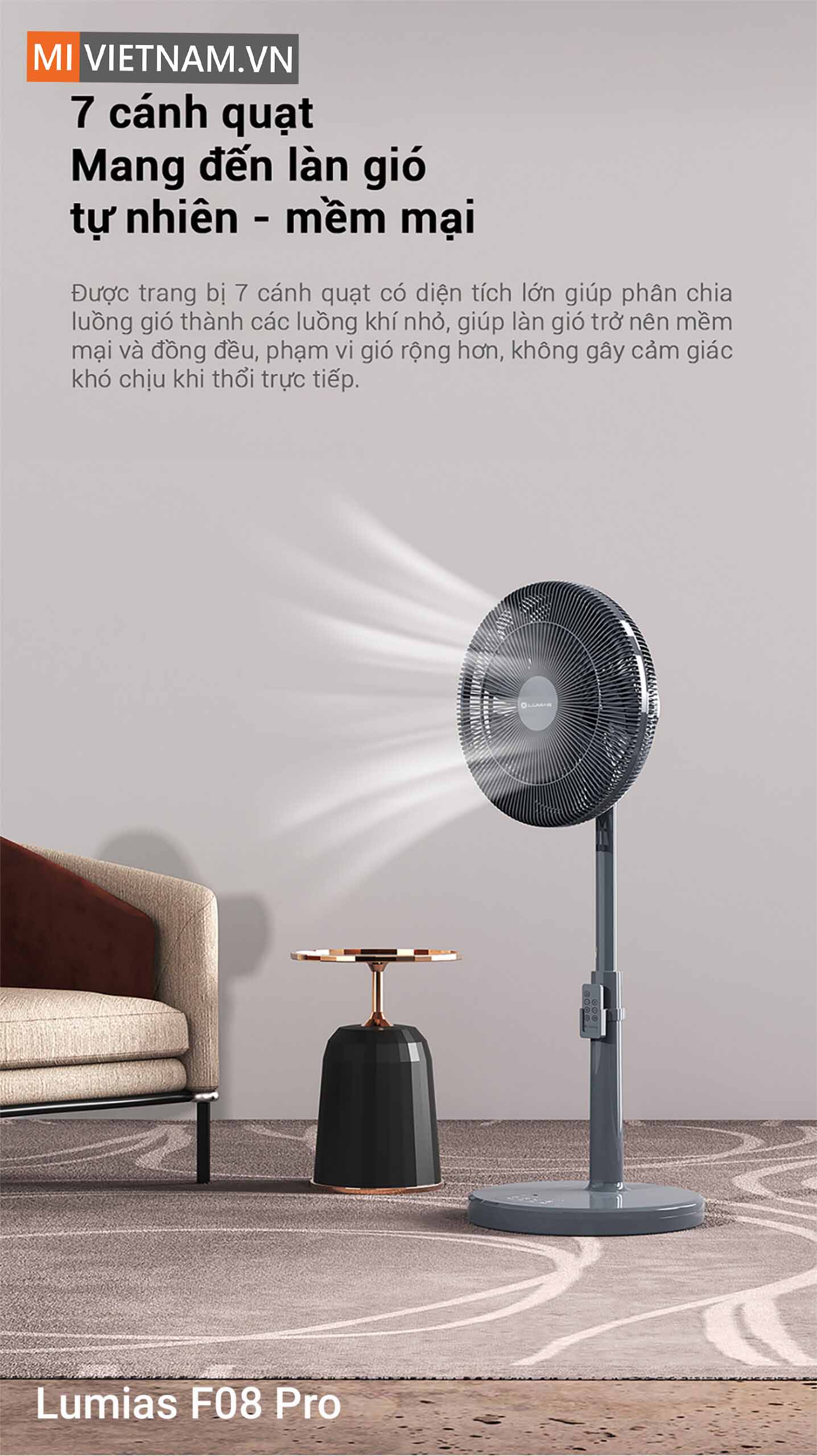 Quạt Lumias F08 Pro
