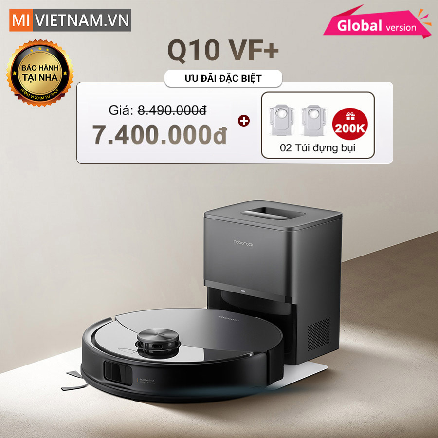 Robot hút bụi lau nhà Roborock Q10 VF+ (Plus) - Bản Quốc Tế 1 Roborock Q10 VF+