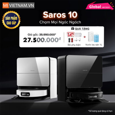 Robot hút bụi lau nhà Roborock Saros 10 - Bản Quốc Tế 5 Roborock Saros 10