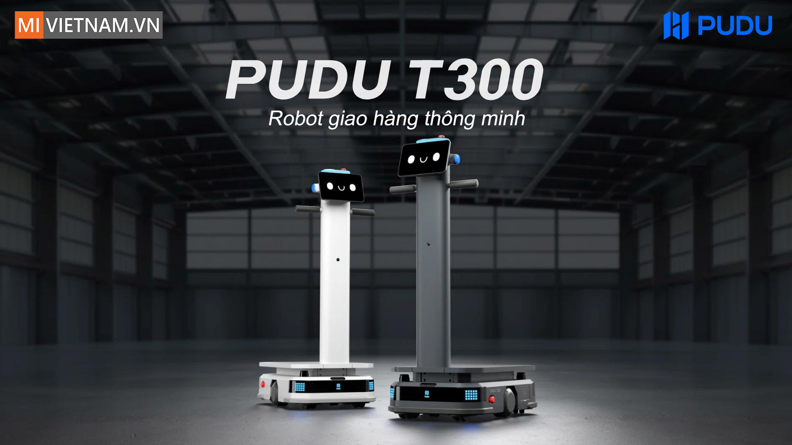 Robot giao hàng tự động PUDU T300